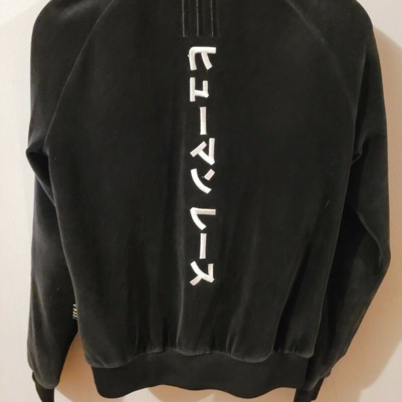 ADIDAS PHARRELLWILLIAMS HUMANRACESUPERSTAR VELOUR HUTRACK WOMEN JACKET SZ XS/0-2 - Picture 15 of 16